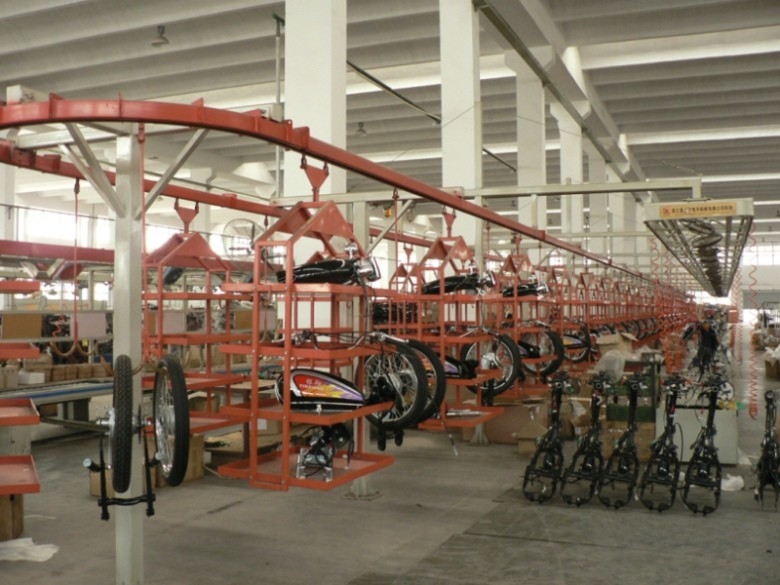 Chongqing Qiyuan Motorcycle Co., Ltd linha de produção do fabricante