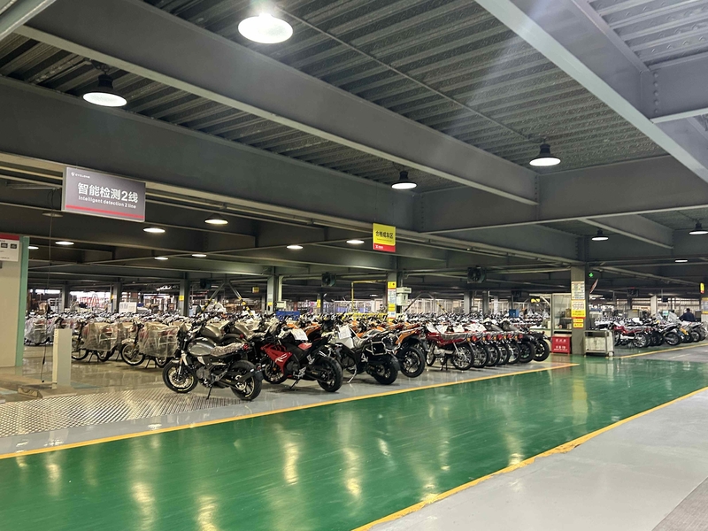 Chongqing Qiyuan Motorcycle Co., Ltd linha de produção do fabricante
