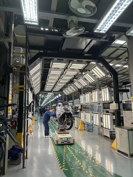 Chongqing Qiyuan Motorcycle Co., Ltd linha de produção do fabricante