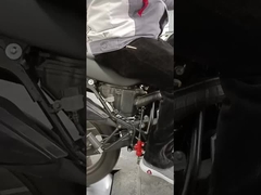 Teste do sistema de energia da moto revelou teste de moto de terra